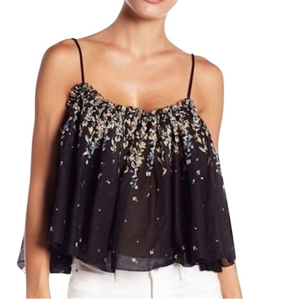 Free People Instant Crush Camisole top black